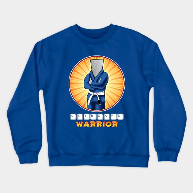 Keyboard Warrior Crewneck Sweatshirt by GuardUp